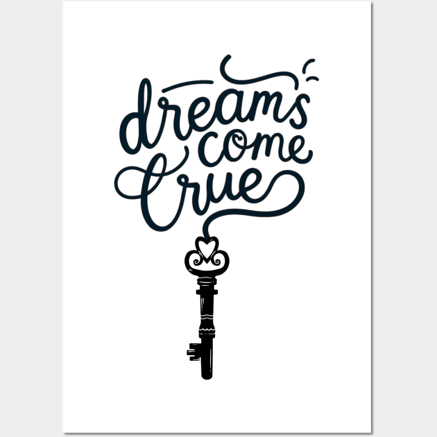 Dreams come True Wall Art by Cotton Candy Art